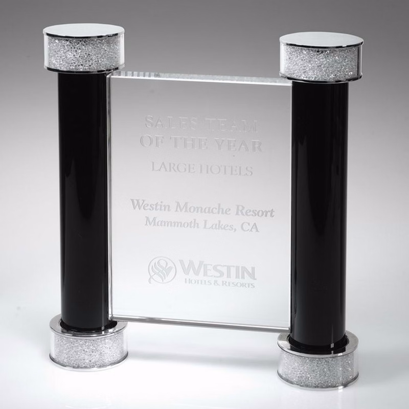 10" Crystal Award - Pillars of Success_D046CA