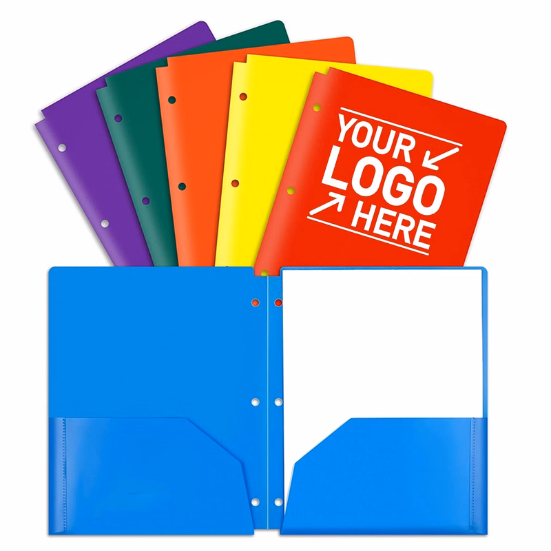 Plastic 3 Hole Punch Folders