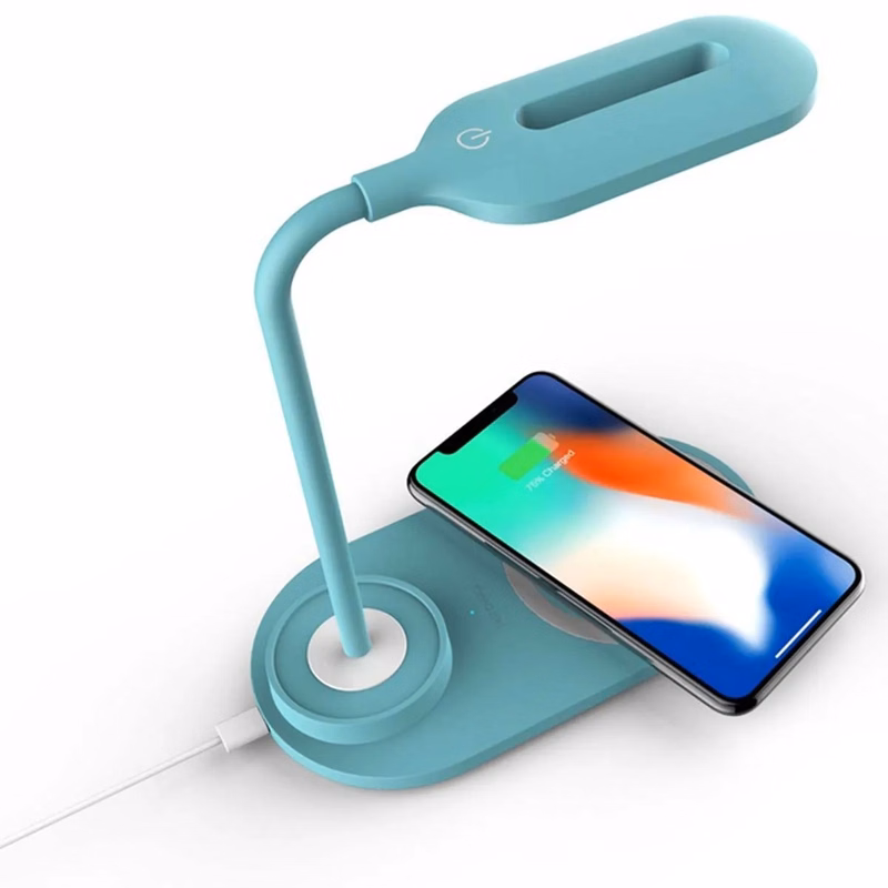 10W USB Charging Desk Lamp With Wireless Charger