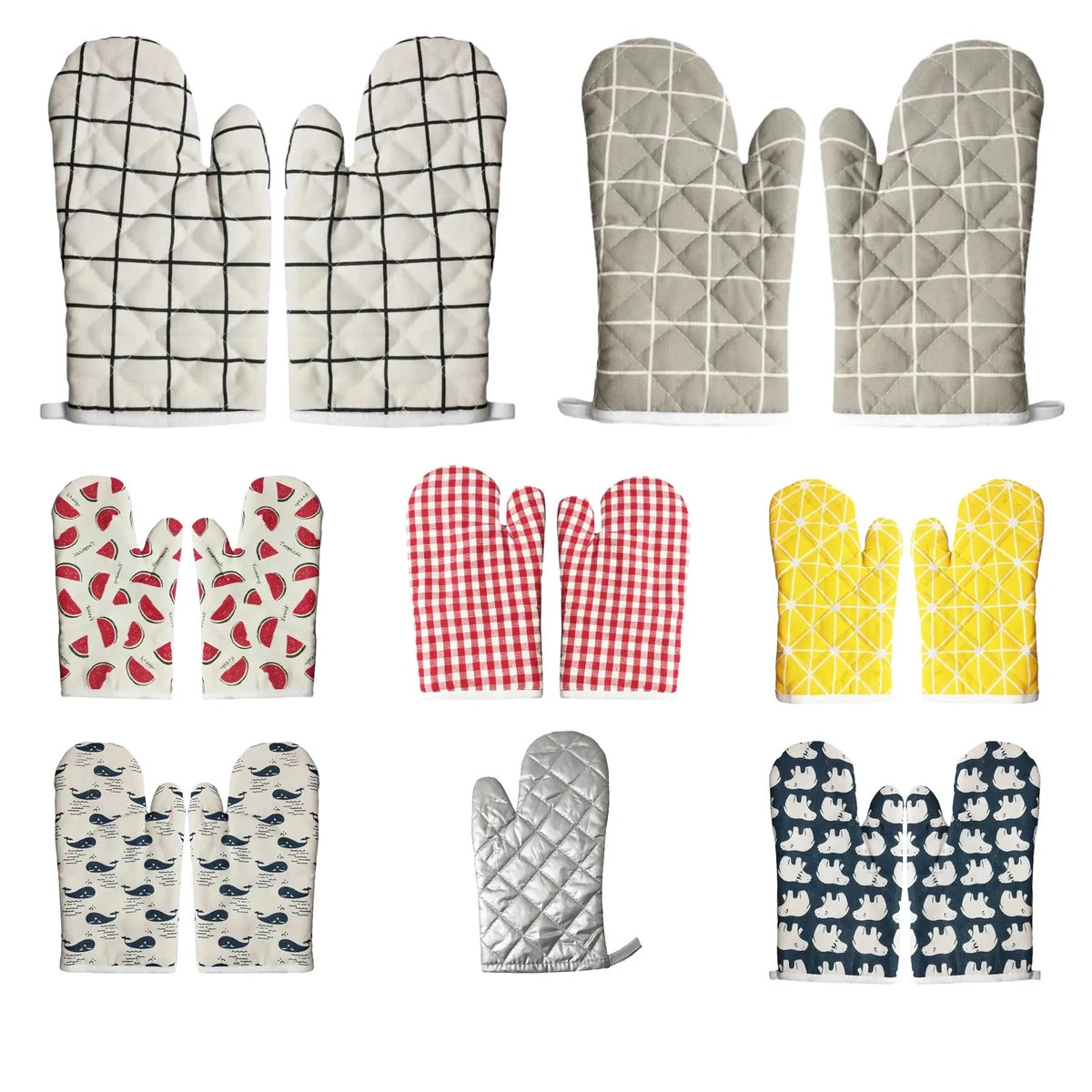 Full Color Cotton Kitchen Baking Oven Glove MOQ 100PCS 1