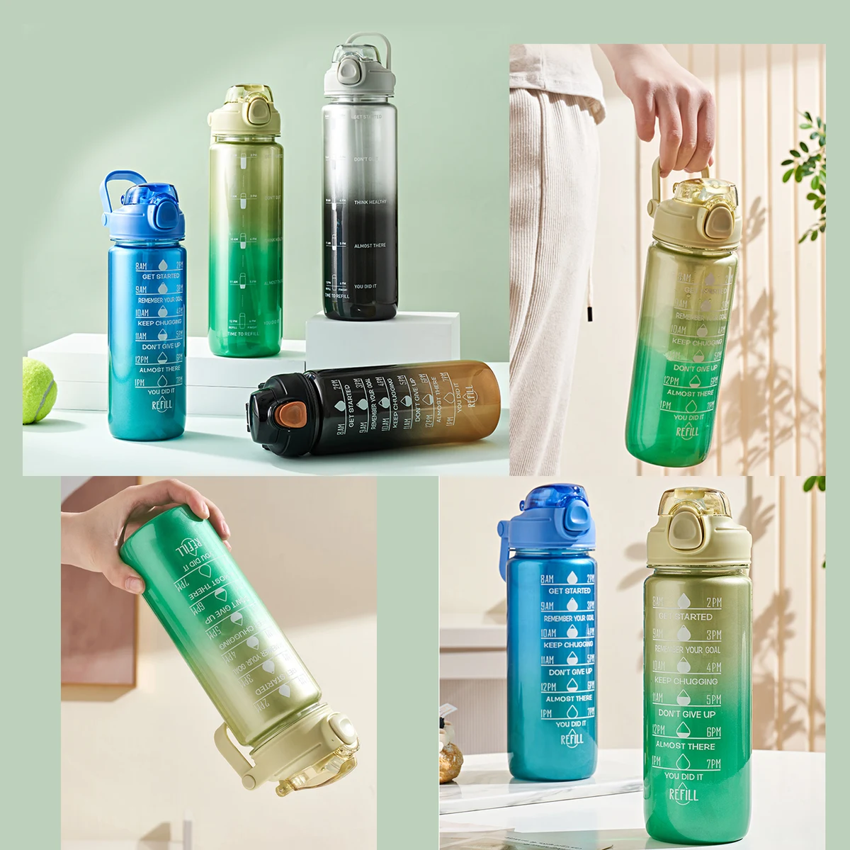 32 oz 24 oz Lightweight Travel Water Bottle 1