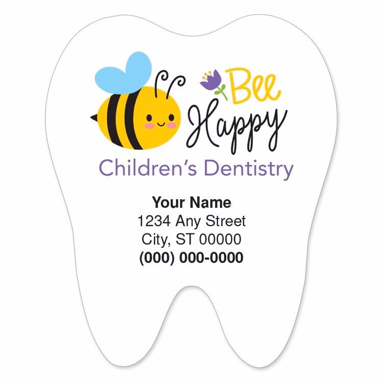 Tooth Die Cut Magnet (2.375" x 2.875")