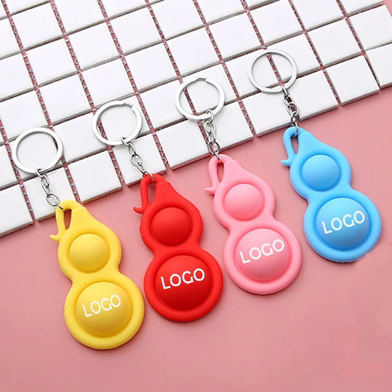 Mini Push Bubble Sensory Fidget Keychain 1