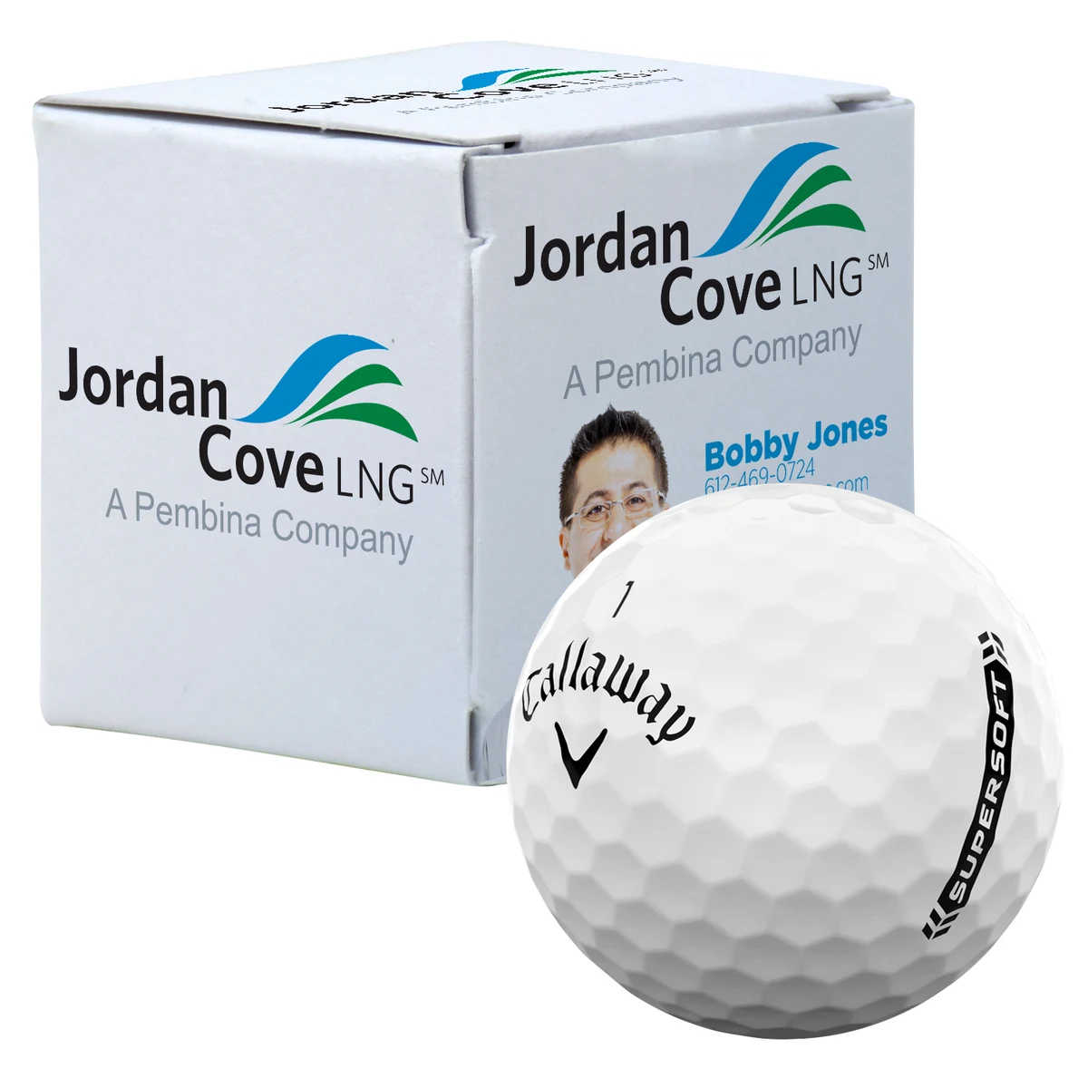 Callaway Super Soft Golf Ball in Custom One Ball Box 1
