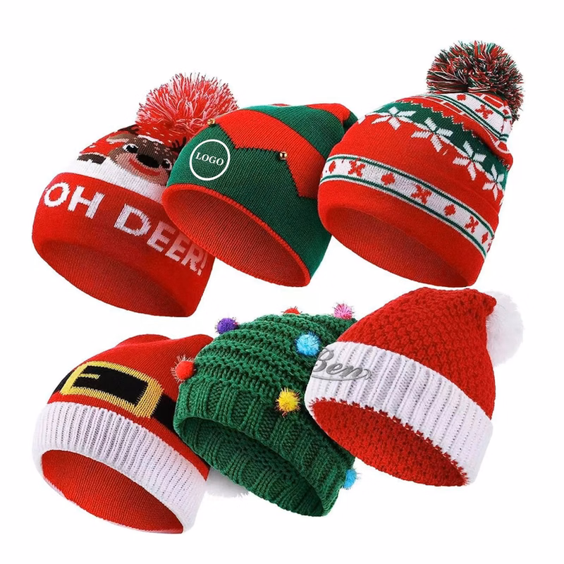 Festive Knit Christmas Cap
