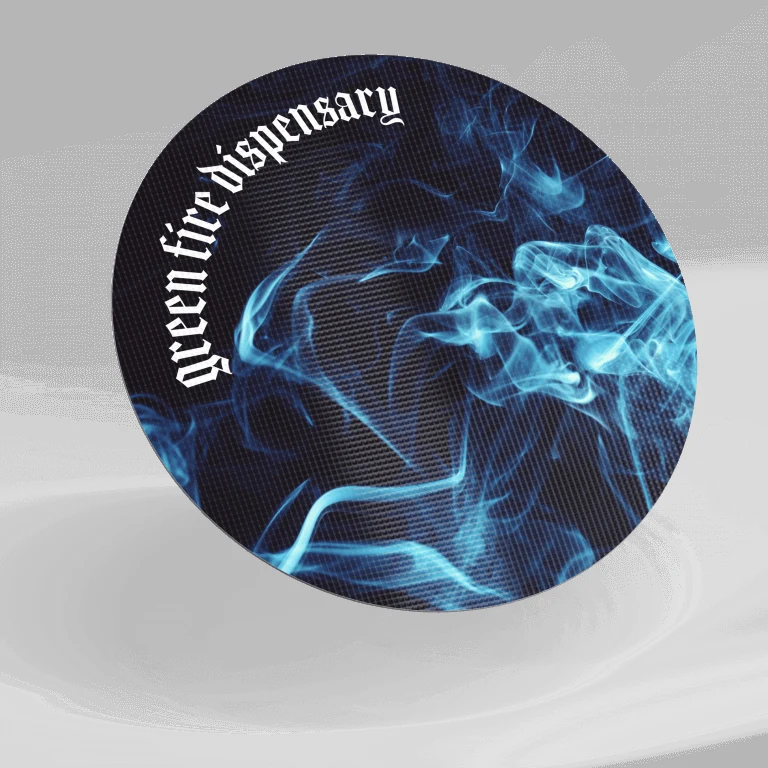 Custom Silicone Dab Mats 8" circle 1