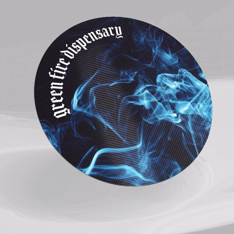 Custom Silicone Dab Mats 8" circle