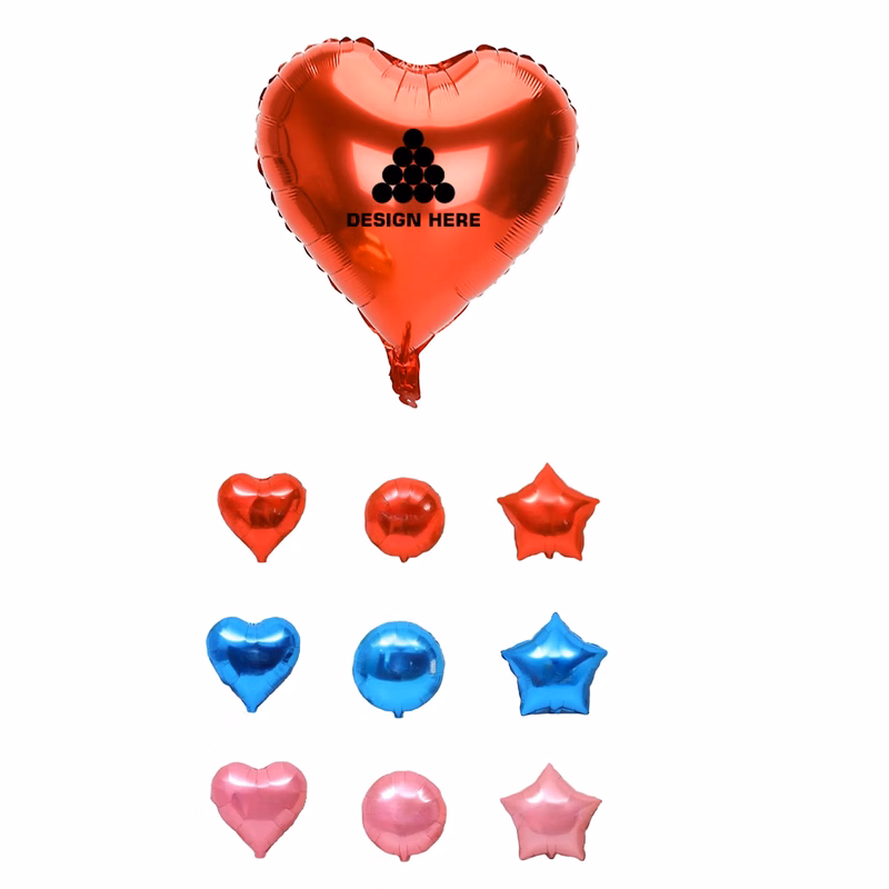 MOQ 100 PCS Metallic Balloons 18 Inch