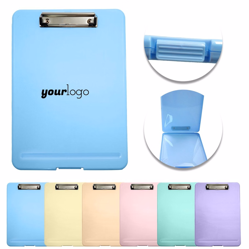 Durable Plastic Clipboard with Storage Compartment