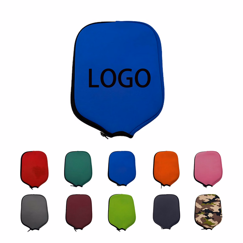 MOQ 50 Soft Tactile Neoprene Pickleball Paddle Protection Sleeve