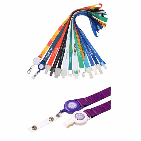 3/4" Sublimated Safety Breakaway Lanyards w/ Plastic Attach