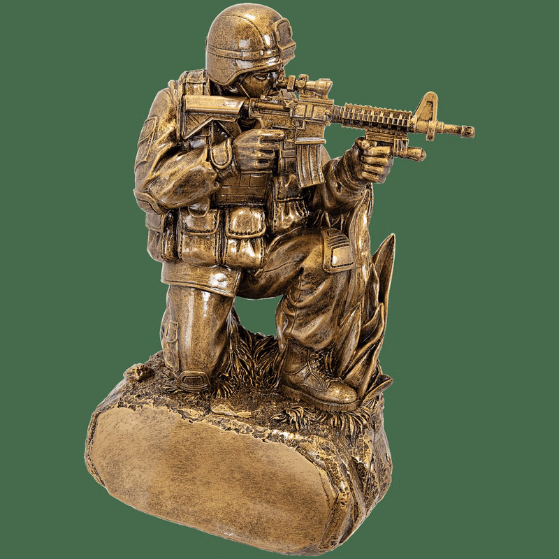 Antique Gold Military Resin