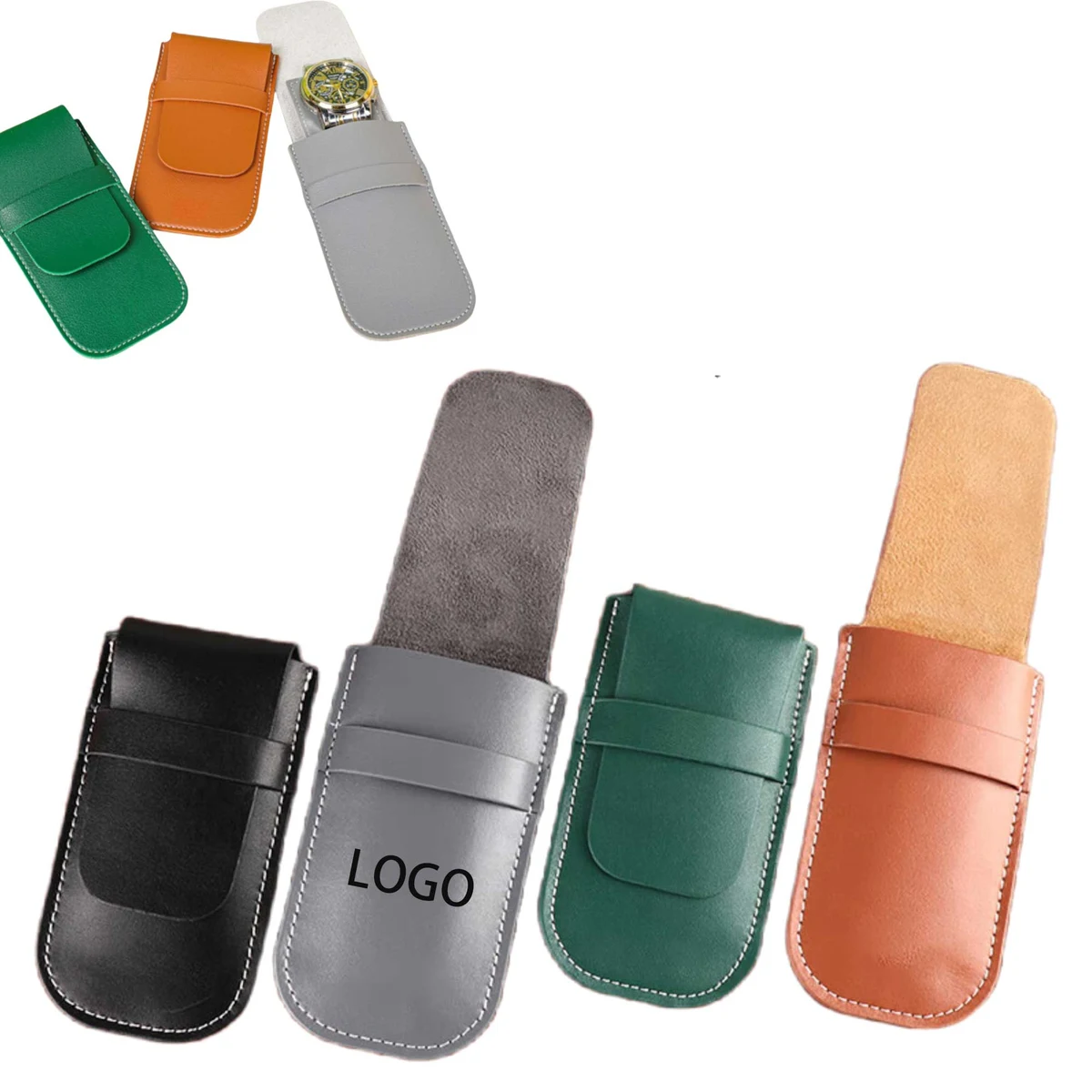 PU Watch Travel Pouches Storage Organizer 1