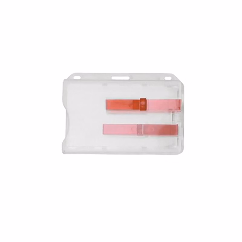 Horizontal/Slide Load Poly-carbonate 2-Card Dispenser