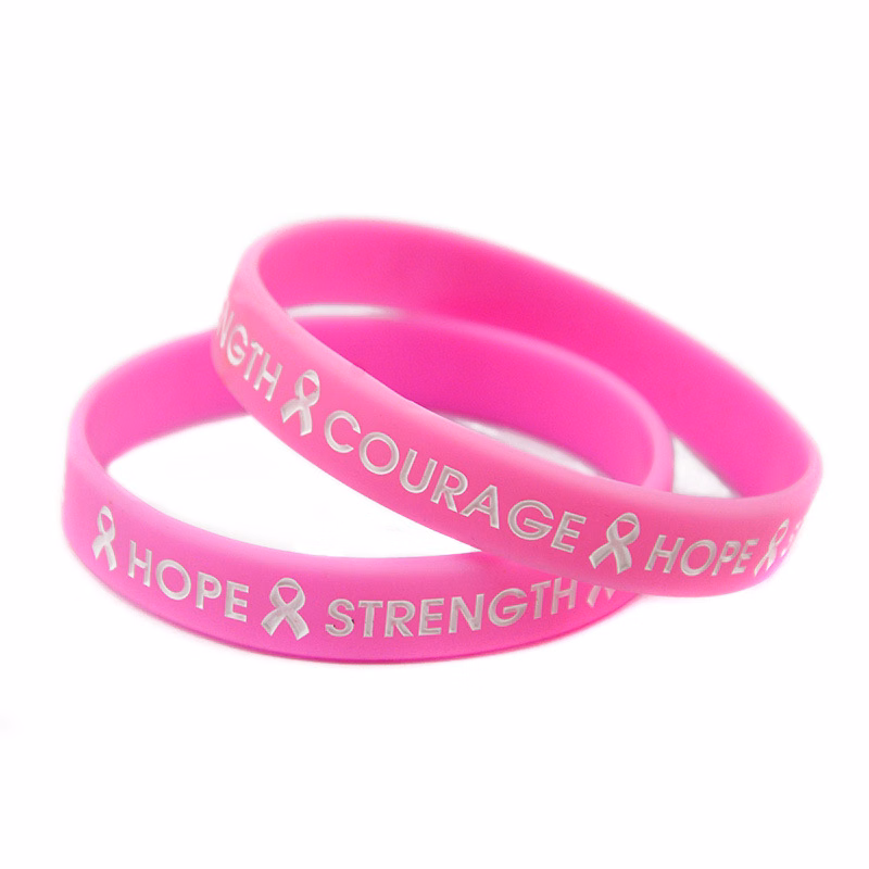 Colorfilled Silicone Wristband Bracelet