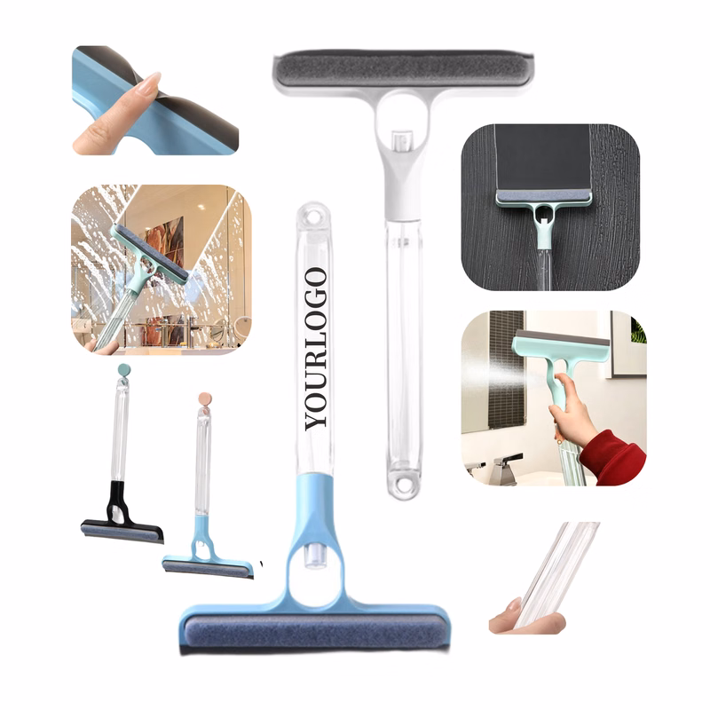 Spray Scrub Squeegee 3-in-1 Window Cleaner