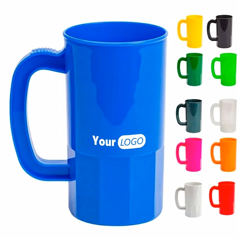 22 Oz Plastic Beer Stein Mug