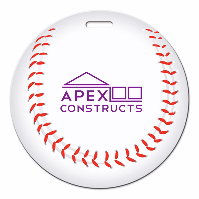 Stock Baseball Luggage Tag
