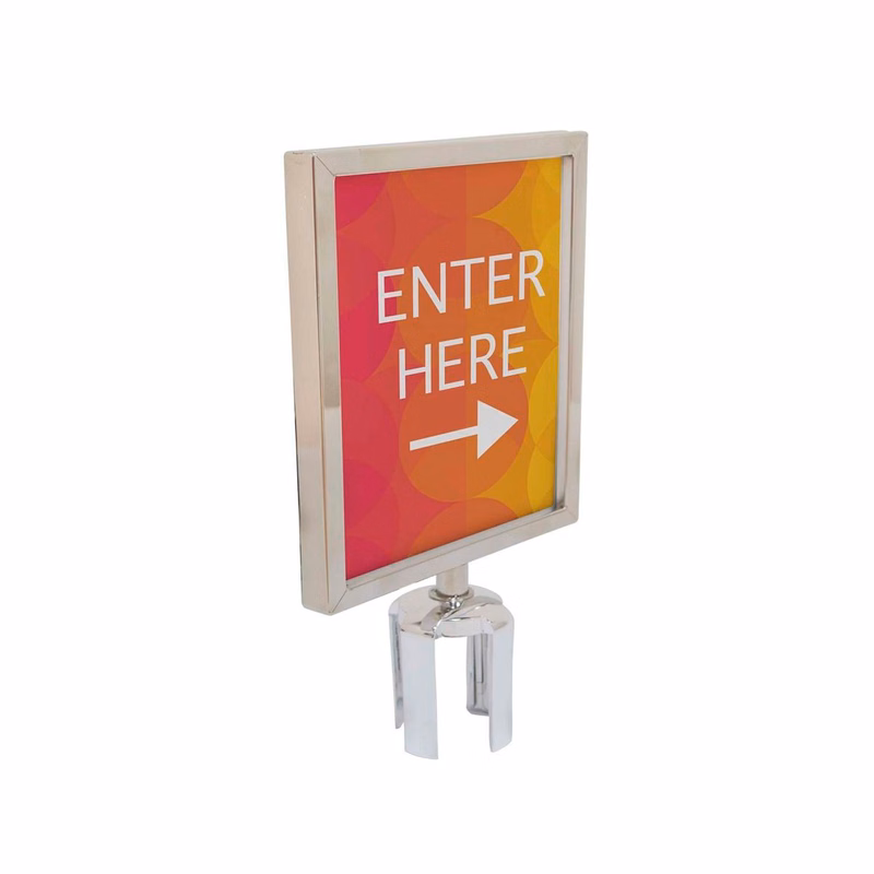Belt Barrier Sign Holder Kit