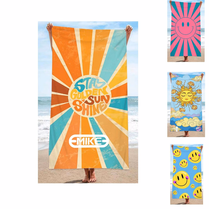 Heavyweight Subli-Plush Velour Beach Towel