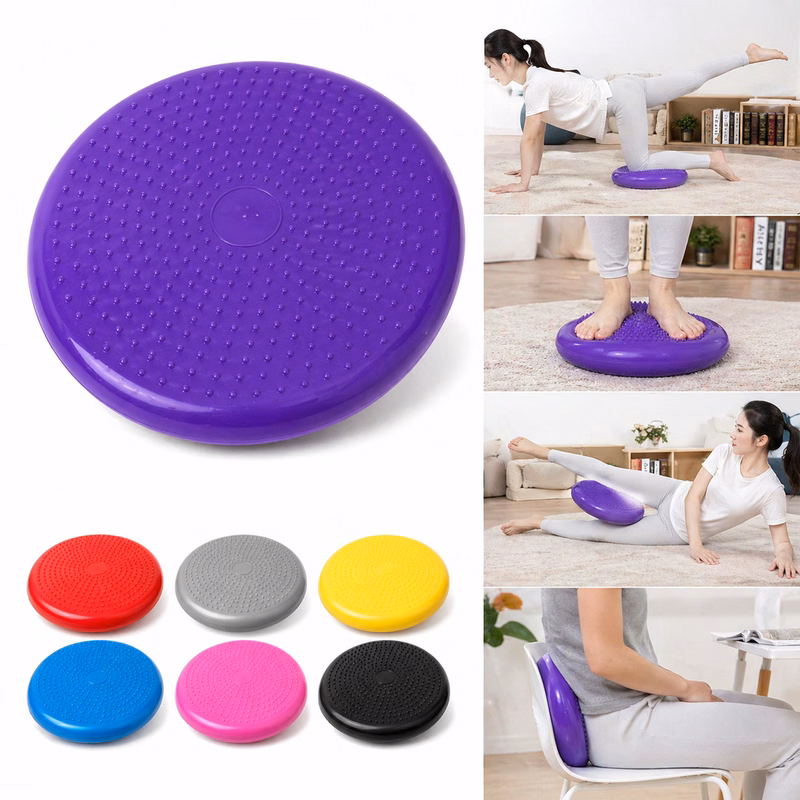 Inflatable Balance Disc Wobble Cushion
