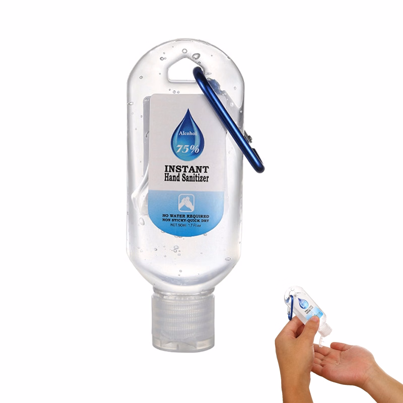 2oz Portable Antibacterial Hand Sanitizer with Keychain