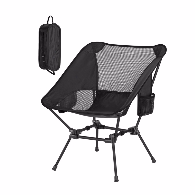 Collapsible Folding Camping Chair w/ Carrying Bag