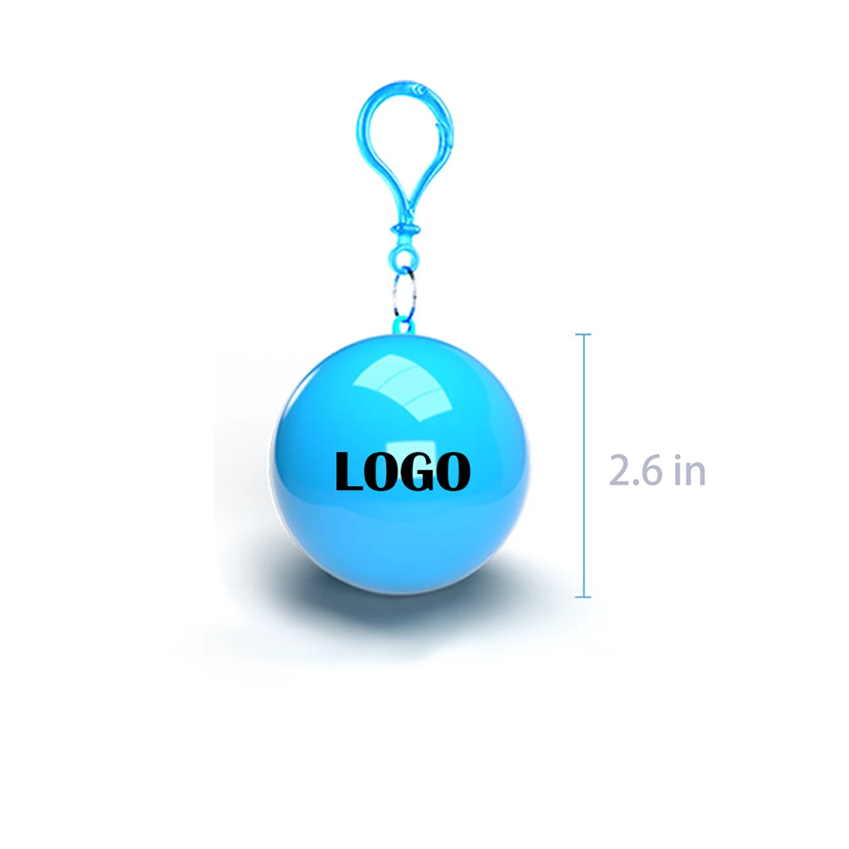Fashion Color Waterproof Pocket Raincoat Ball 1