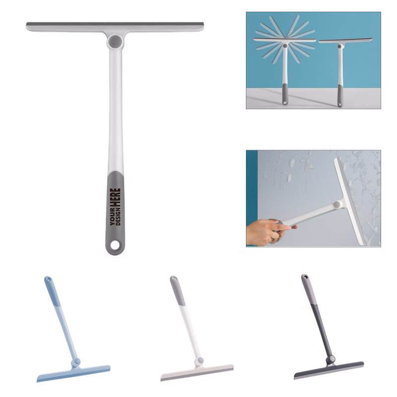 Non-Slip Silicone Shower Squeegee for Glass Windows