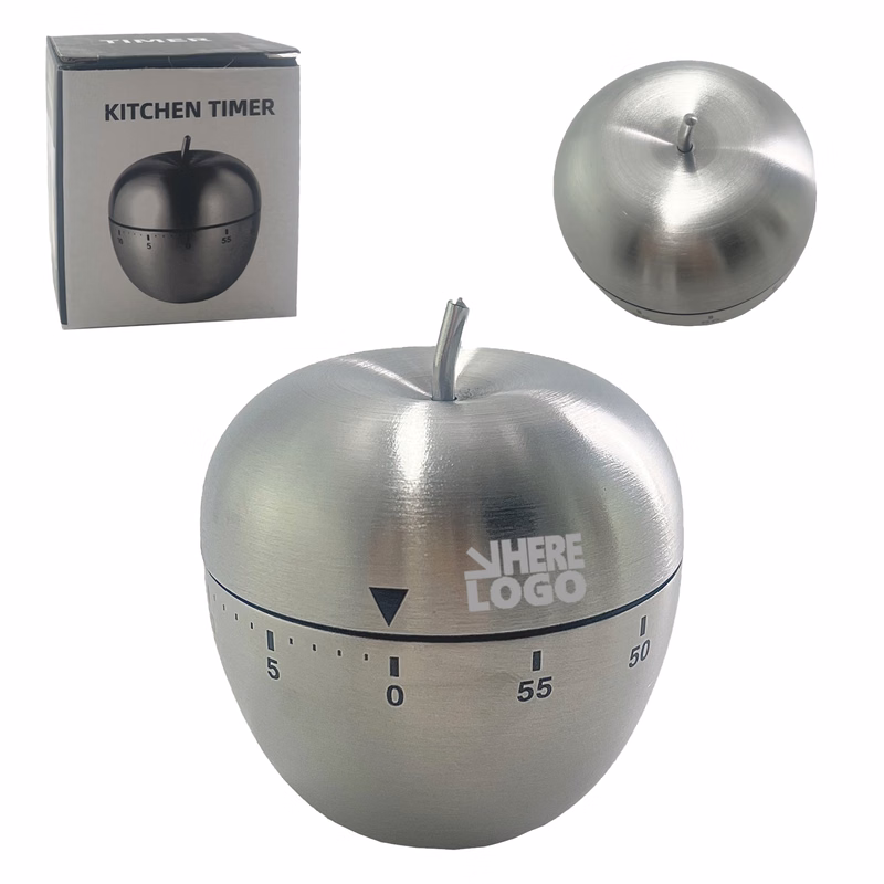 Stainless Steel Apple Kitchen Timer
