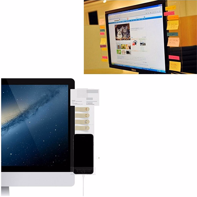 Computer Monitors Sticky Message Board