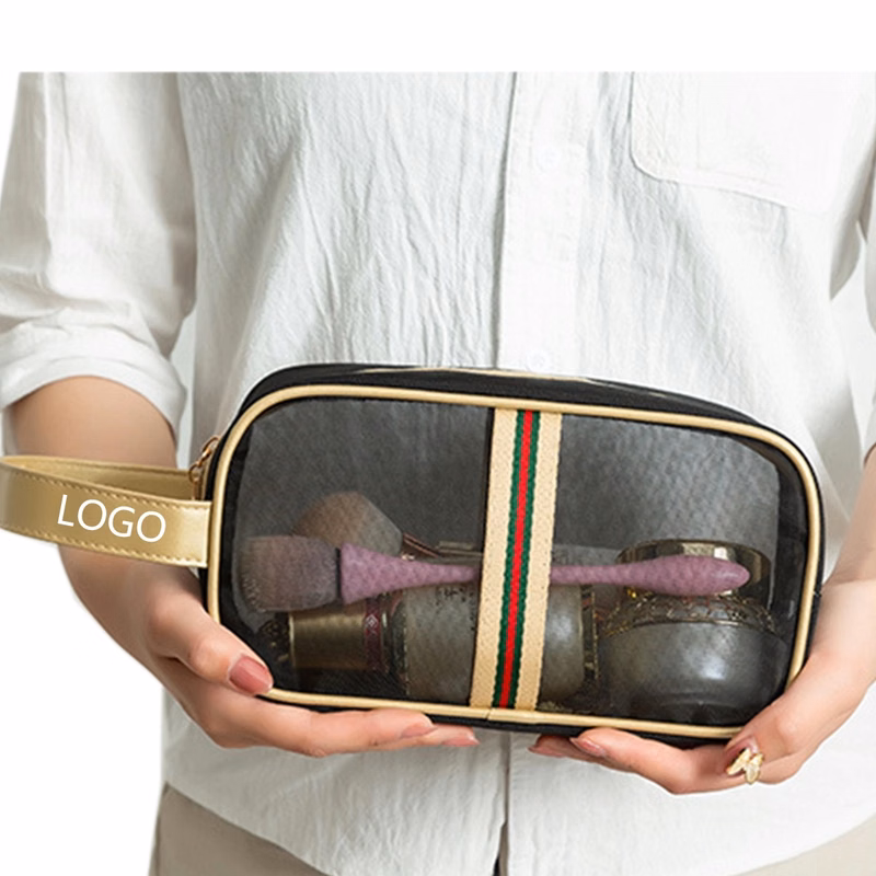 Mesh Makeup Bag With Zipper
