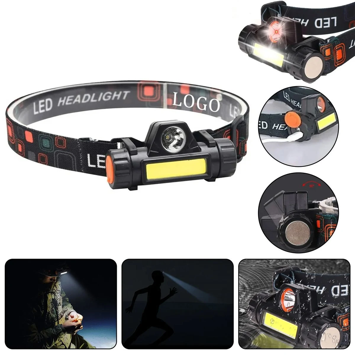 Lightweight LED Headlamp 1