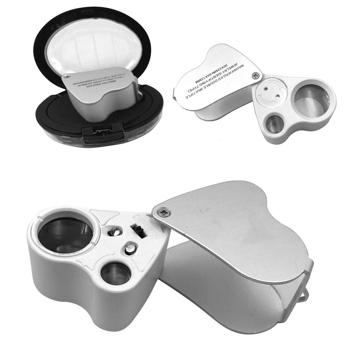 Foldable LED lluminated 30X 60XLoupe 1