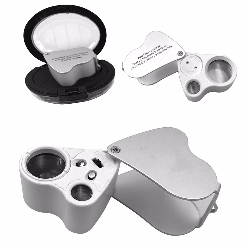 Foldable LED lluminated 30X 60XLoupe