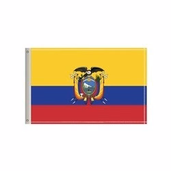 National Flag, Ecuador, Double-Sided - 60"W x 36"H