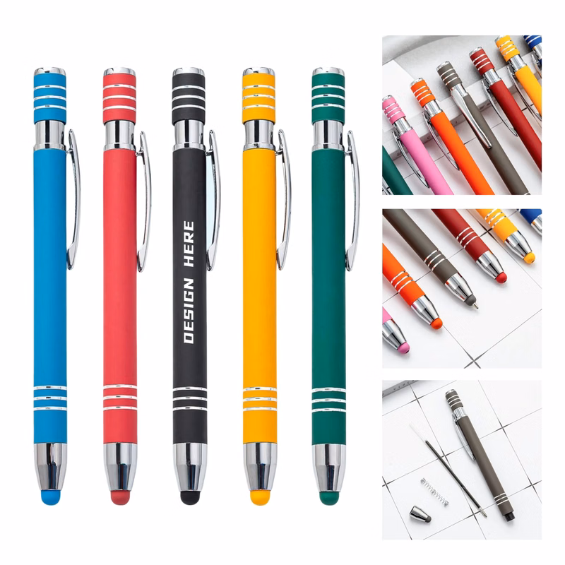 2 in1 Metal Stylus Ballpoint Pen
