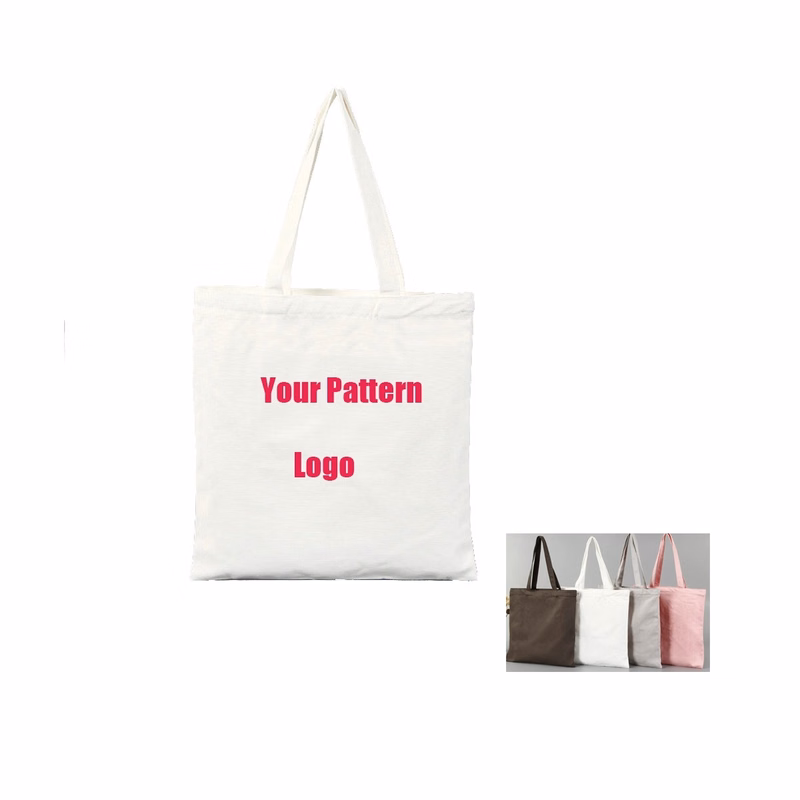 Customized Canvas Advertising Shopping Tote
