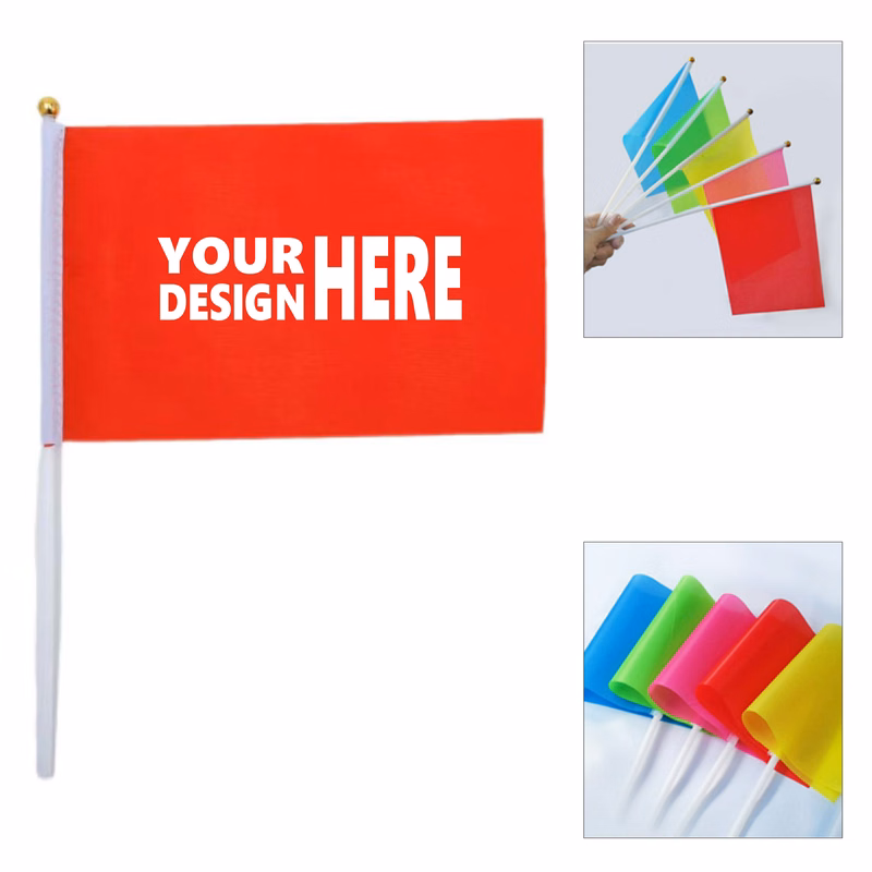 Colorful Flags with Hand Crank