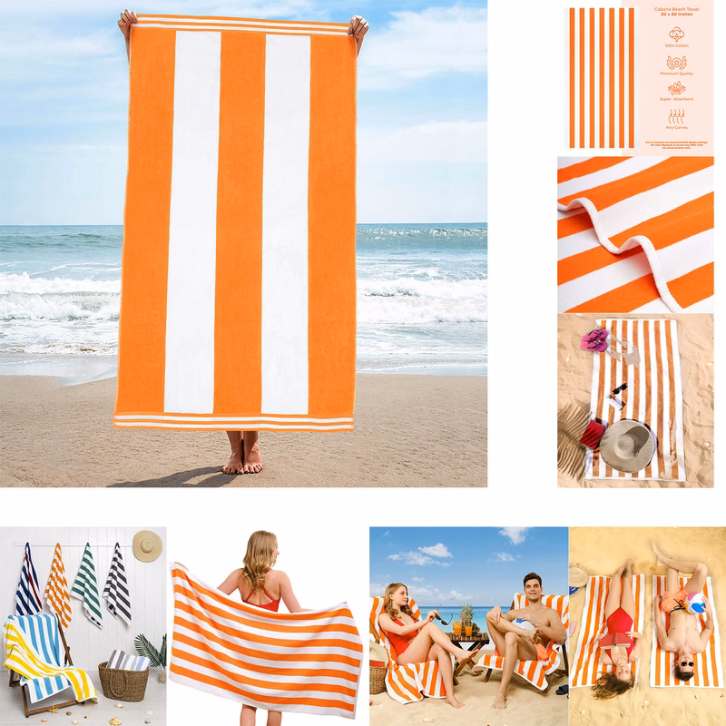 Soft Linen Beach Towel