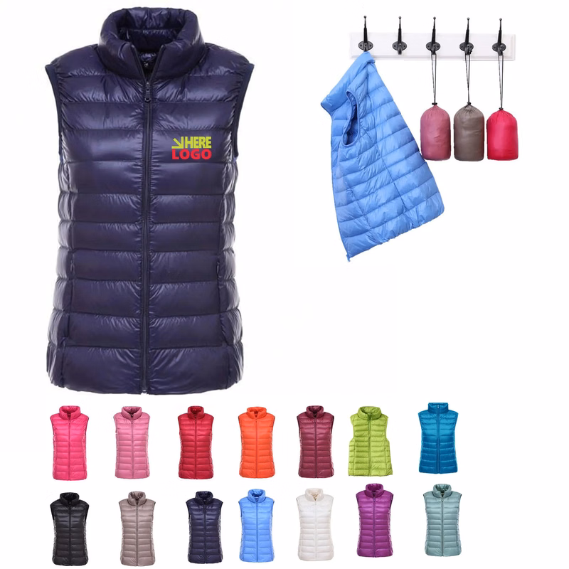 Winter Quilted Hiking Sleeveless Vest