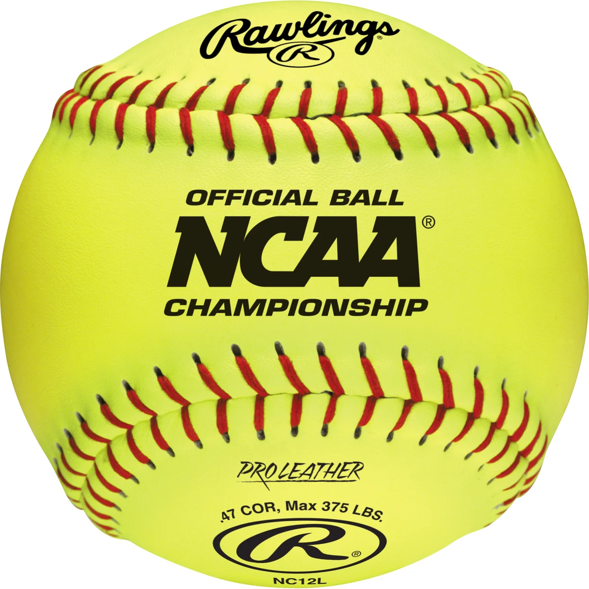 RAWLINGS 12-INCH OFFICIAL NCAA CHAMPIONSHIP SOFTBALL 1