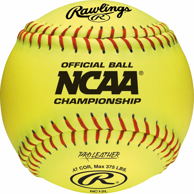 RAWLINGS 12-INCH OFFICIAL NCAA CHAMPIONSHIP SOFTBALL