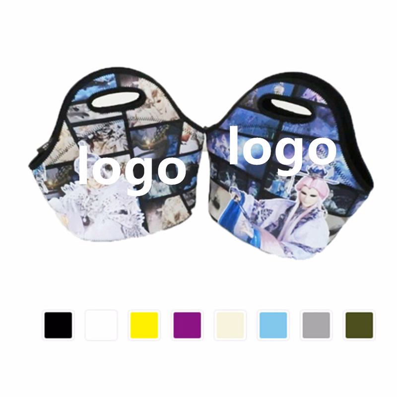 Tie Dye Sublimation Neoprene Lunch Bag