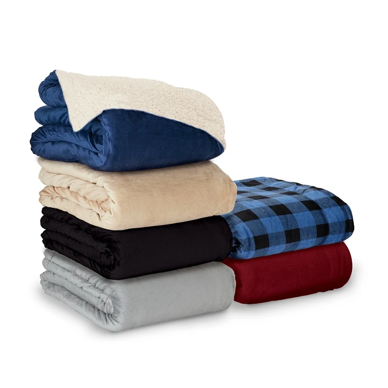 Brookline Micro Mink Sherpa Blanket 1