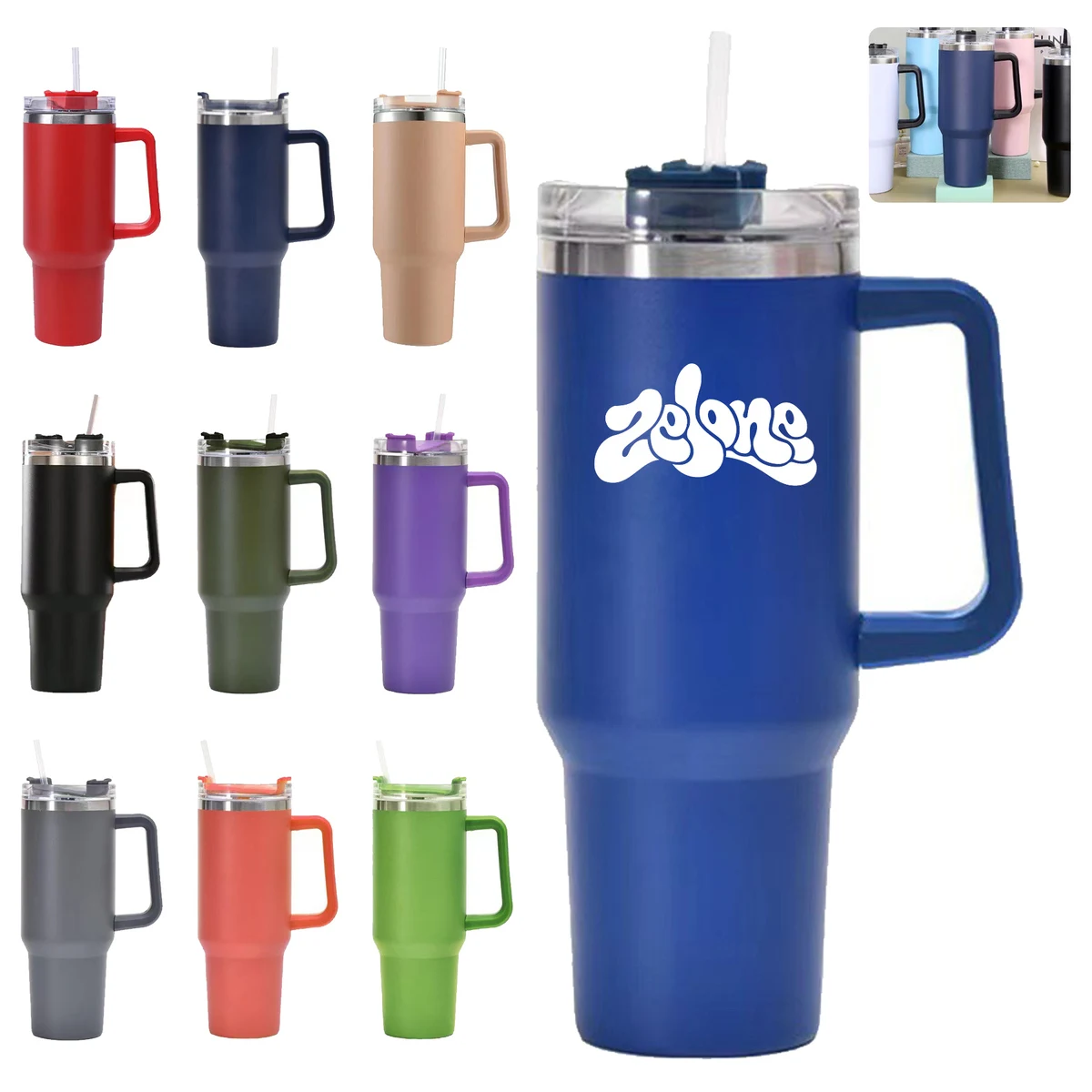 Insulated Travel Mug Iced Coffee Cup 1