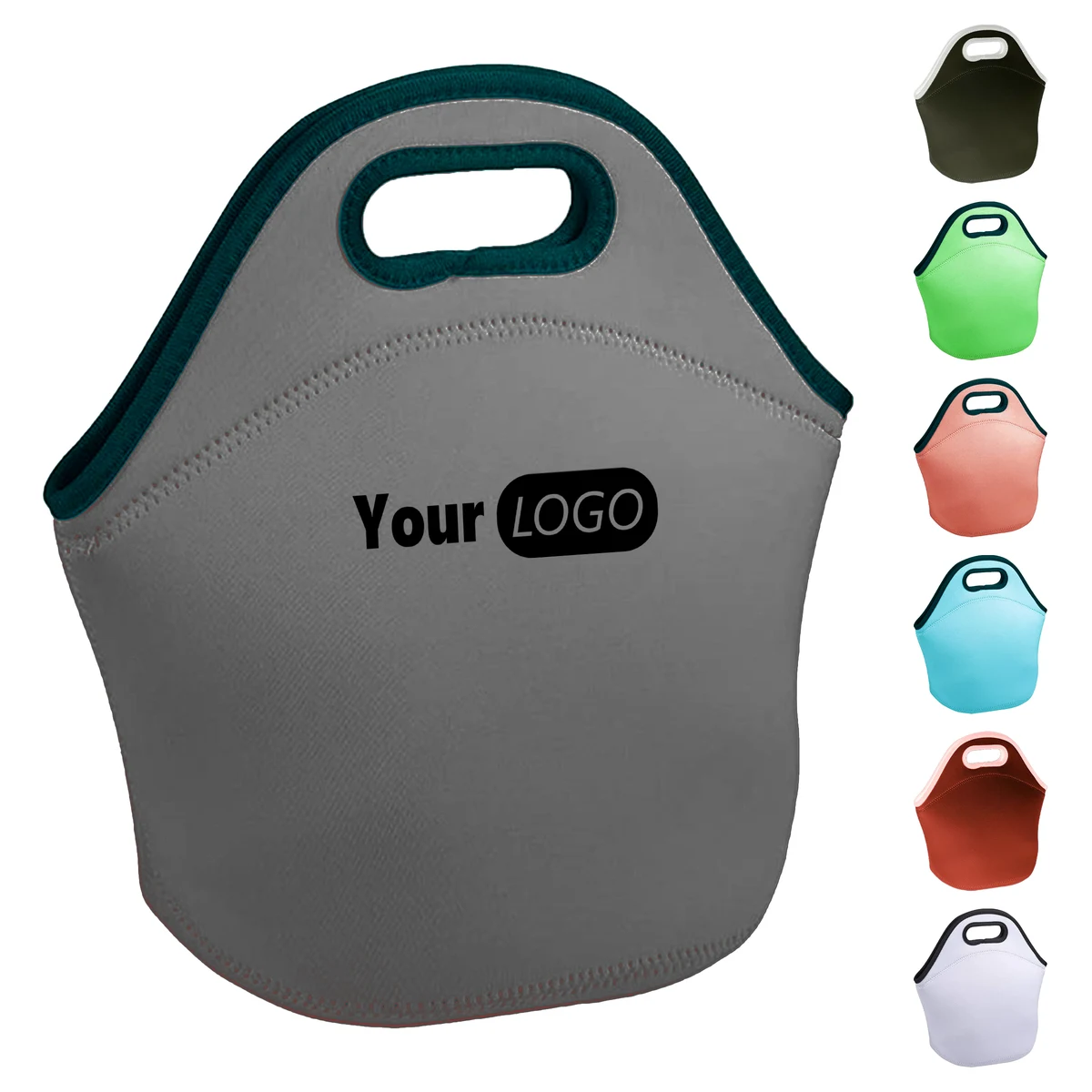 Neoprene Lunch Bag With Handle ?C Insulated And Durable 1