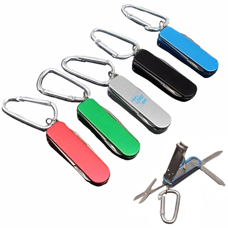 Multifunctional Nail Clipper Keychain