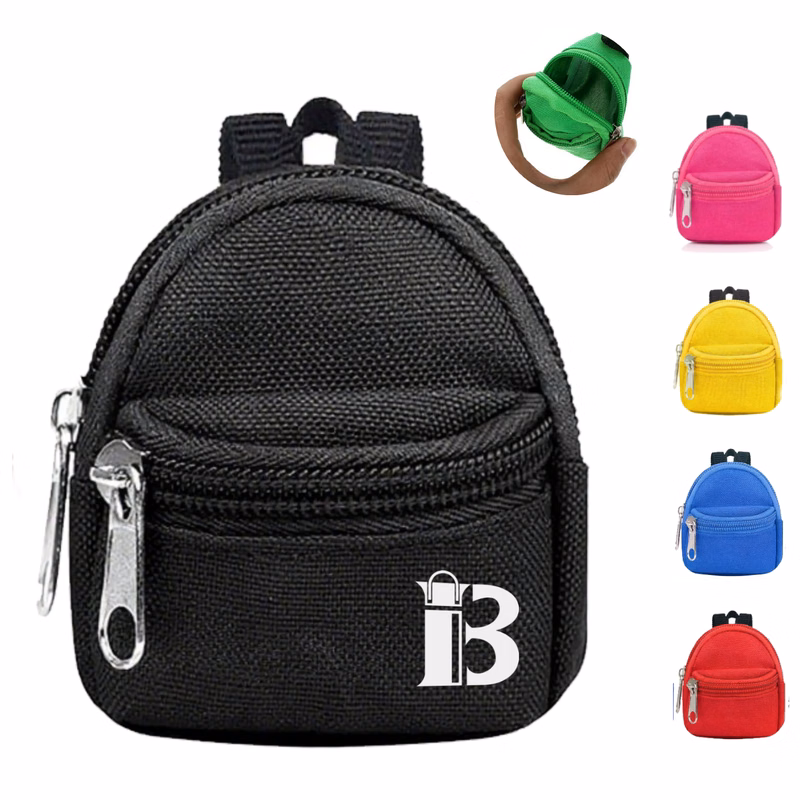 Outdoor Mini Nylon Backpack Shaped Coin Purse
