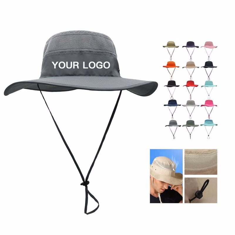 Lightweight Nylon Bucket Hat for Outdoor Activities